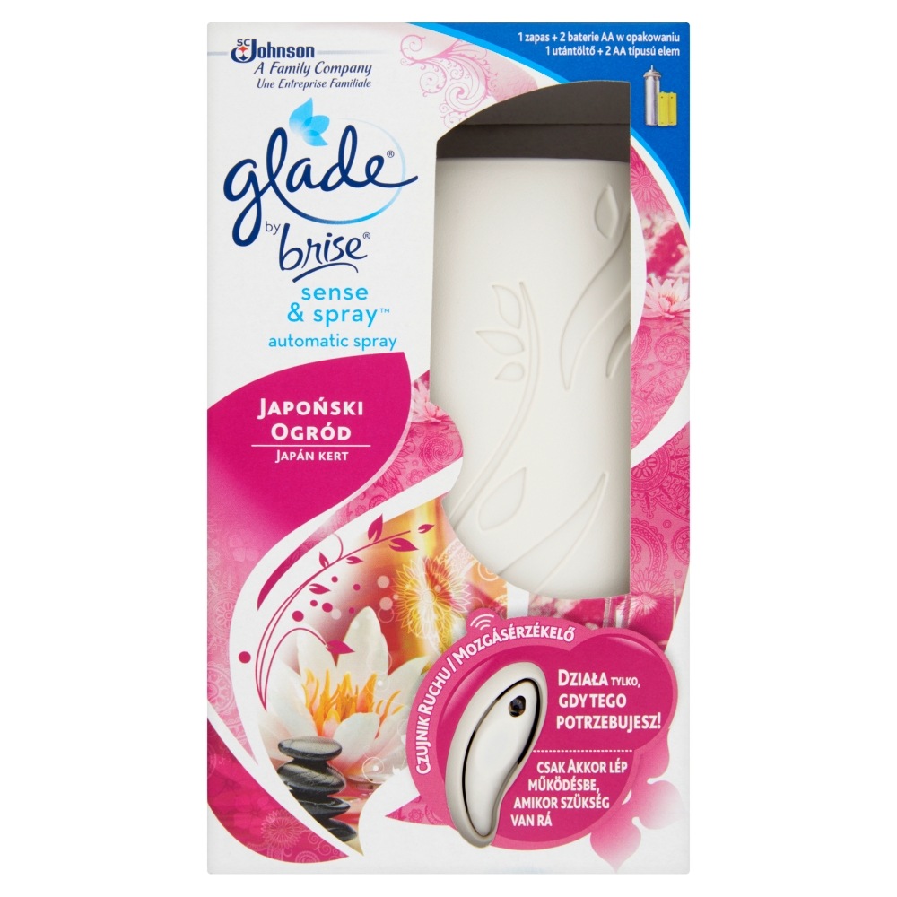 Brise Glade Sense & Spray Aerosolos Légfrissítő Készülék + Utántöltő Relaxing Zen 18 ml