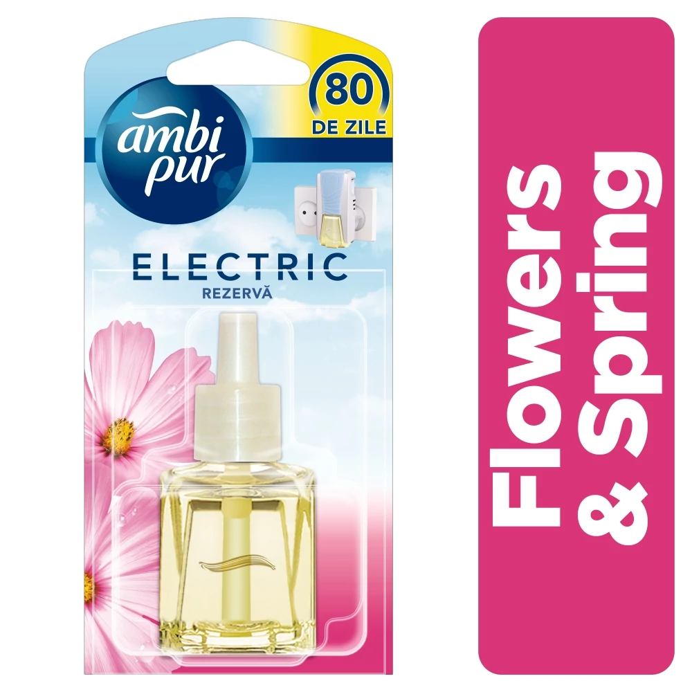 Ambi Pur Elektromos Illatosító Utántöltő Flowers & Spring 20 ml