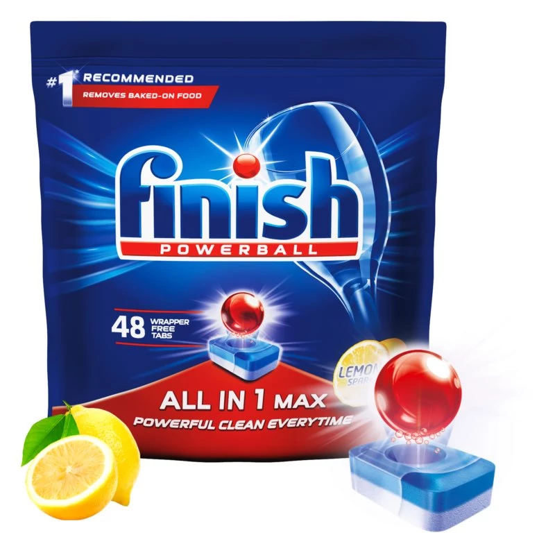 Calgonit Finish All In 1 Max Mosogatógép Tabletta Lemon 48 db
