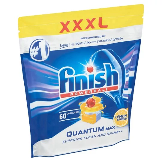 Calgonit Finish Quantum Max Mosogatógép Tabletta Lemon Sparkle 60 db