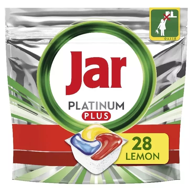 Jar Platinum Plus Lemon All In One Mosogatókapszula, 28 db
