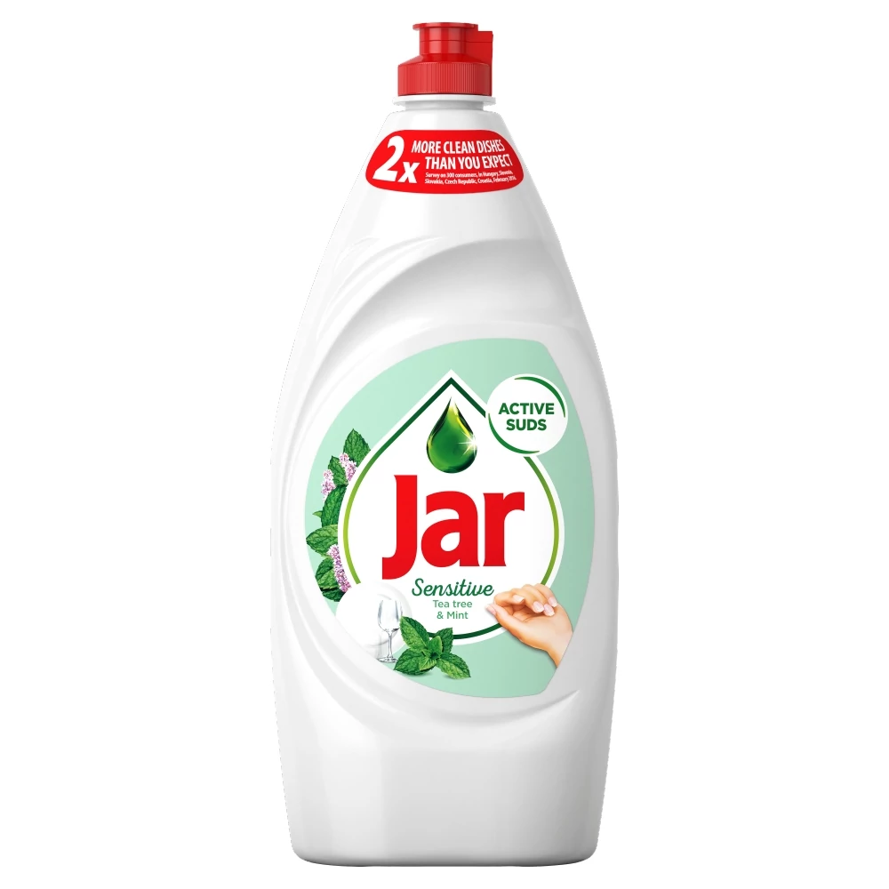 Jar Mosogatószer Sensitive Tea Tree & Mint 900 ml (#12)