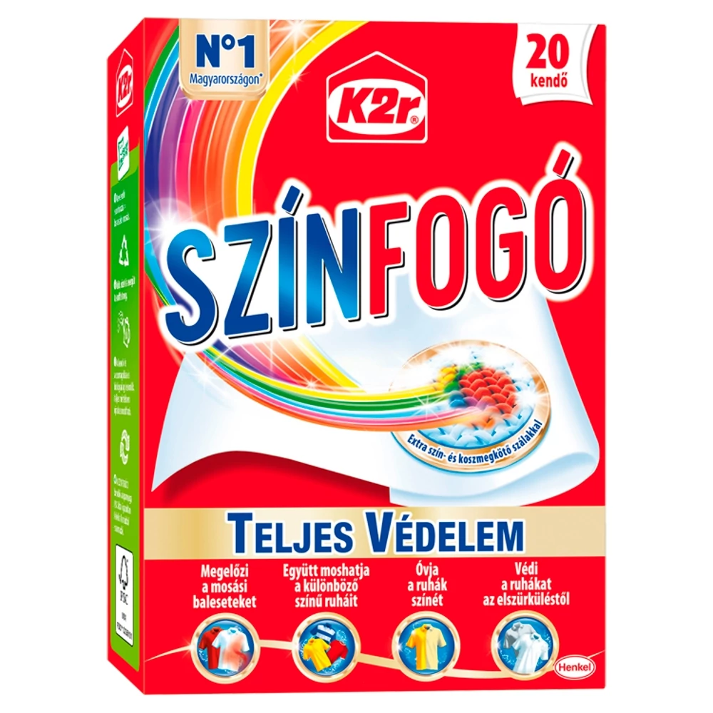 K2r Teljes Védelem Színfogó kendő 20 db