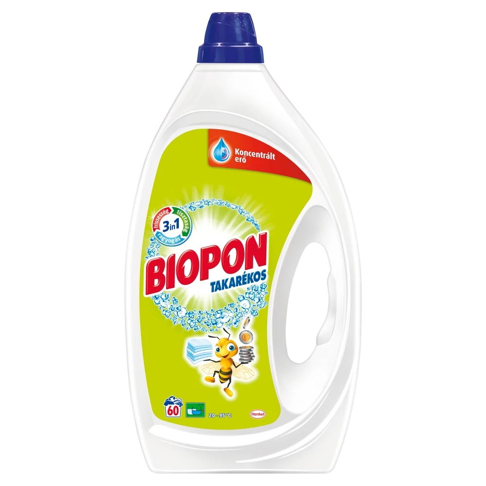 Biopon Takarékos Mosógél Normál 60 mosás 3 l