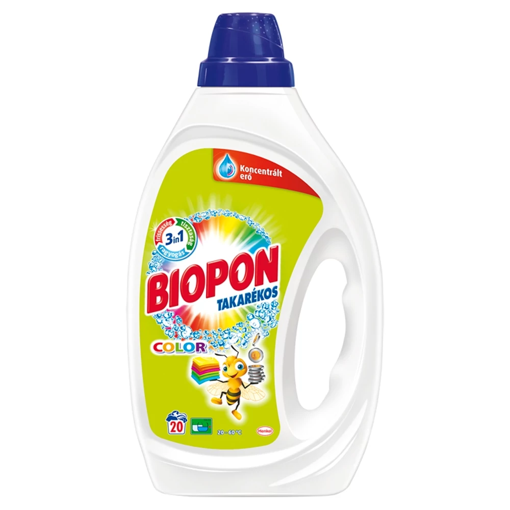 Biopon Takarékos Mosógél Color 20 mosás 1 l