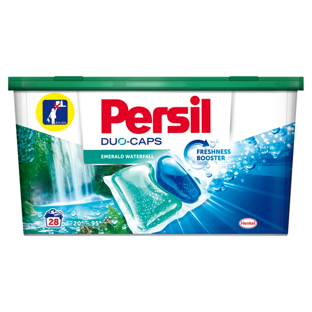 Persil Duo Caps Gél Mosószer Kapszula Emerald Waterfall 28 db (#4)