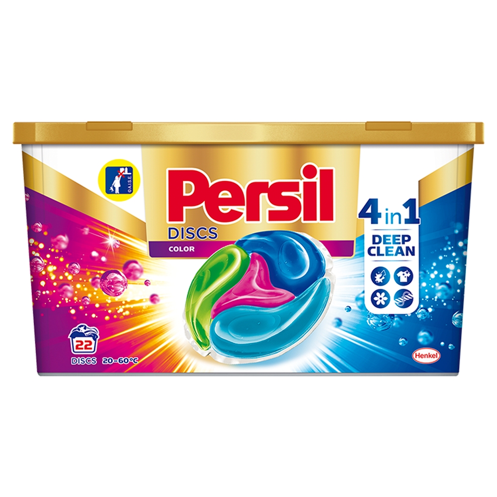 Persil Discs Color mosószer koncentrátum gépi mosáshoz színes ruhadarabokhoz 22 mosás 550 g