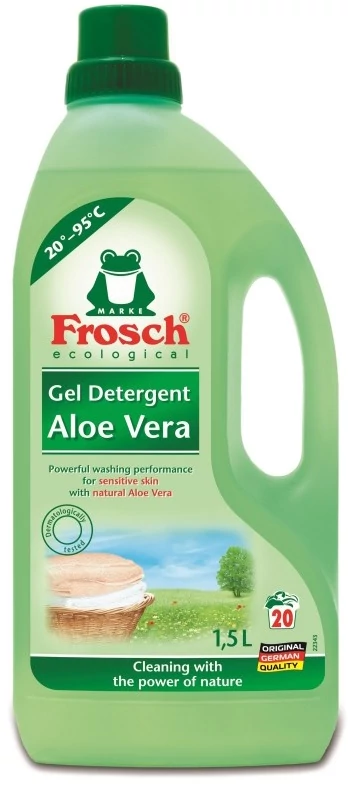 Frosch Folyékony Mosószer Aloe Vera 22 mosás 1,5 l