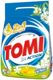 Tomi Mosópor 2in1 Zöld Tea és Jázmin 20 mosás 1,4 kg 