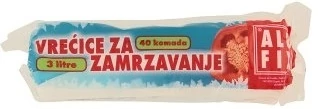 AluFix Mélyhűtőzacskó 3 l, 40 db