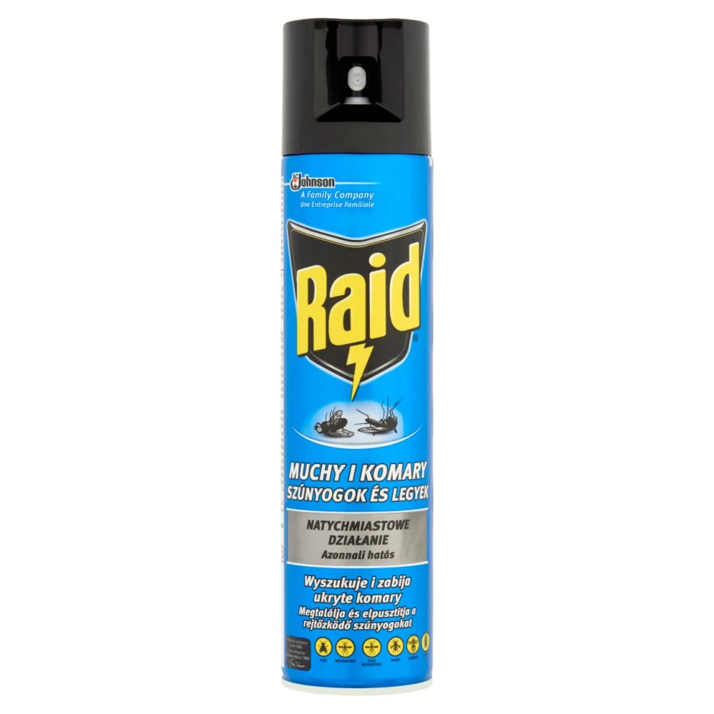 Raid Légy- és Szúnyogírtó Aerosol 400 ml (#12)
