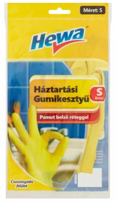 Hewa Háztartási Gumikesztyű S-es méret, 1 pár