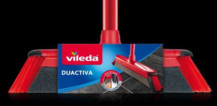 Vileda DuActiva Porfogó Partvis Nyéllel