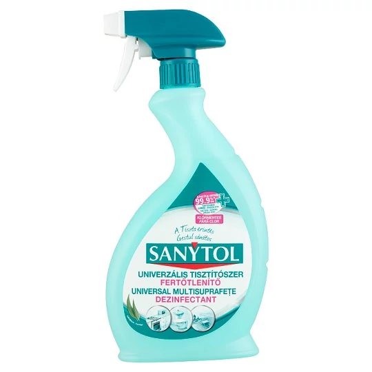 Sanytol Univerzális Tisztítószer Fertőtlenítő Eukaliptusz szórófejes 500 ml (#12)
