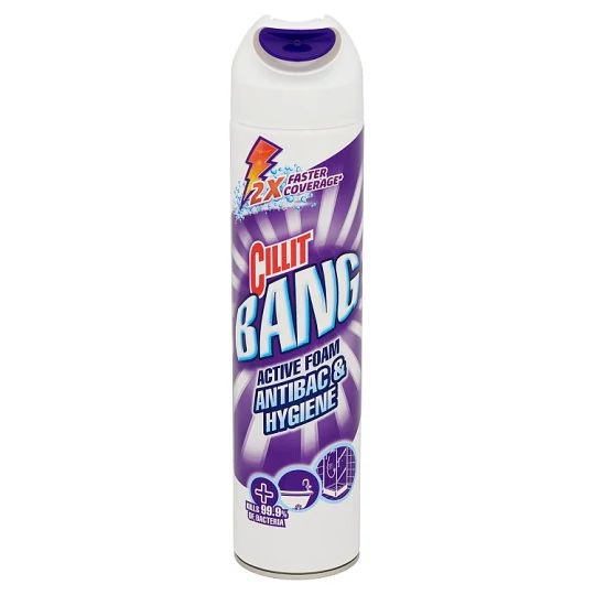 Cillit Bang Antibakteriális Aktív Hab Fürdőszobai Tisztítószer 600 ml (#6)