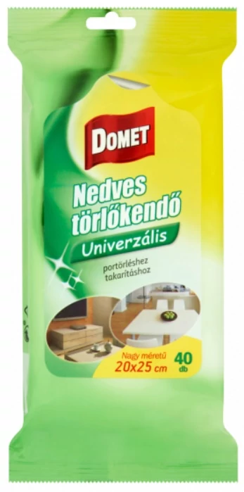 Hewa/Domet univerzális nedves törlőkendő 20 x 25 cm 40 db